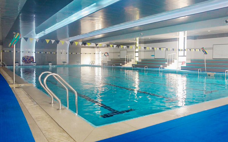 上海英國(guó)外籍人員子女學(xué)校-泳池項(xiàng)目案例鑒賞實(shí)拍圖