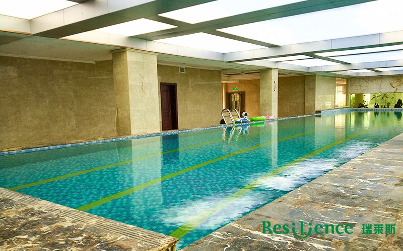 江西南昌東投陳府游-泳池項(xiàng)目案例鑒賞實(shí)拍圖