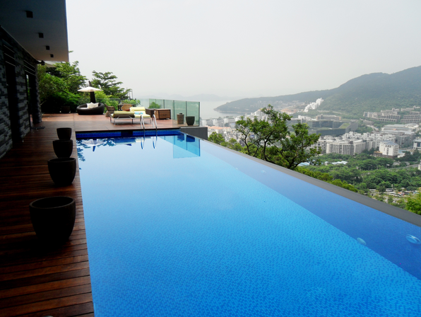 別墅空中泳池,私家別墅泳池